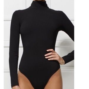 Misha Collection Black Carina Bodysuit